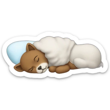 sleeping sticker