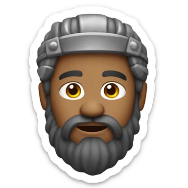 Vikingo saludando sticker