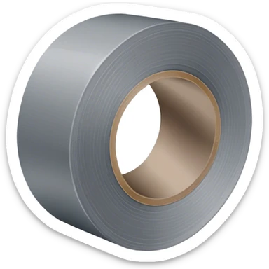 Duct tape roll sticker