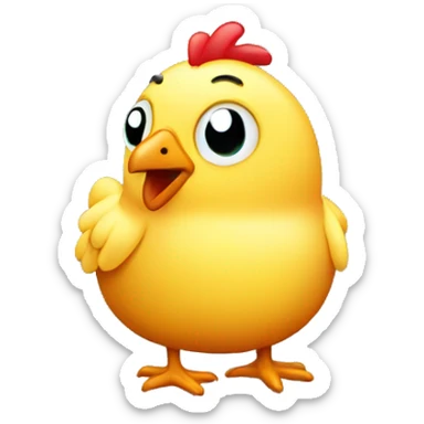 Pollito de 🌈 sticker