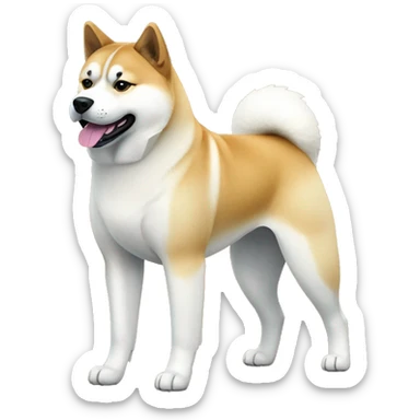 Akita Dog Breed Full Body sticker