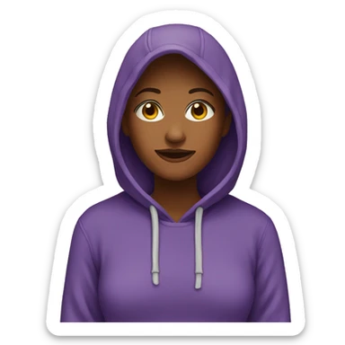 Aunt with a hoodie sticker