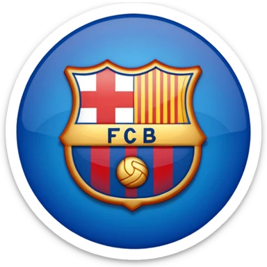 Fcb logo sticker
