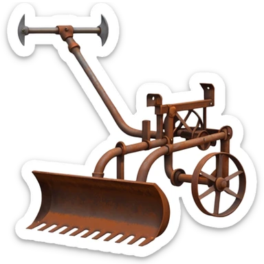 anticent plow sticker