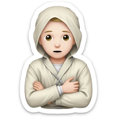 mentally ill in a straitjacket sticker