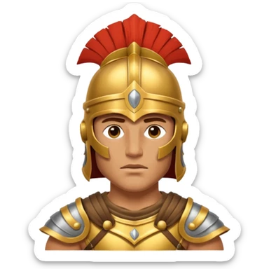 Gladiators in Golden Armor sticker