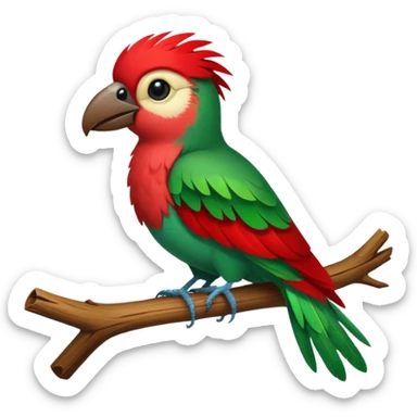 Quetzal bird sticker
