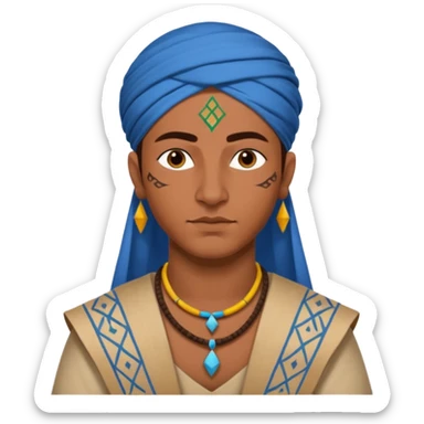 Emoji morrocan amazigh sticker