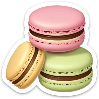 Macaroon sticker