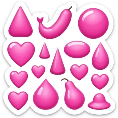 Pink aesthetic objects sticker