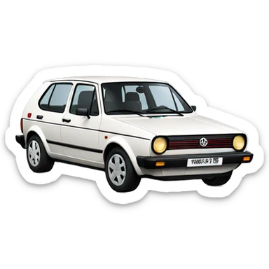 Volkswagen-golf sticker