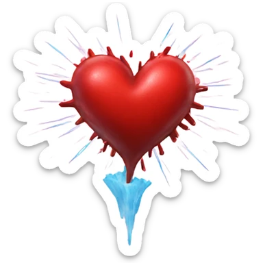 heart exploding in love sticker