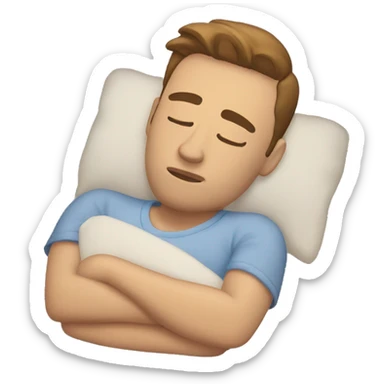 my boyfriend sleep sticker