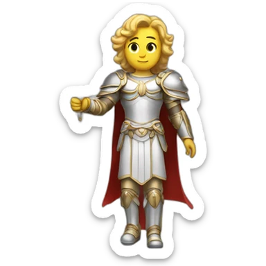 Archangel Michael have wings and blade sticker