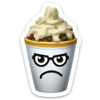 Master Shake from Aqua Teen Hunger Force sticker