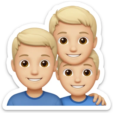 les rois du houblon? ILS SONT 3 GAR9ONS peau claire sticker