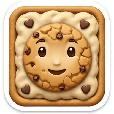 Cookie crumble sticker