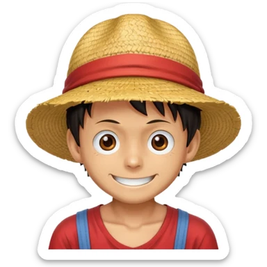 monkey d luffy sticker