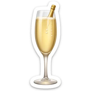 champagne sticker