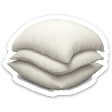 cartoon head buried in pillow sticker