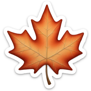 Canada Maple Leaf Icon sticker