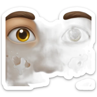 vitiligo on french 30 year old male sticker