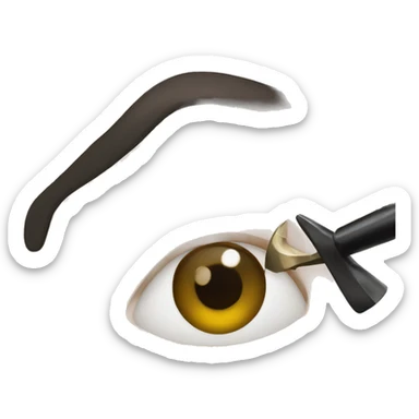 Pinzas depilación cejas sticker