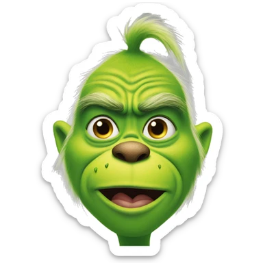 grinch sticker
