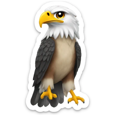 Hawk tuah written out sticker