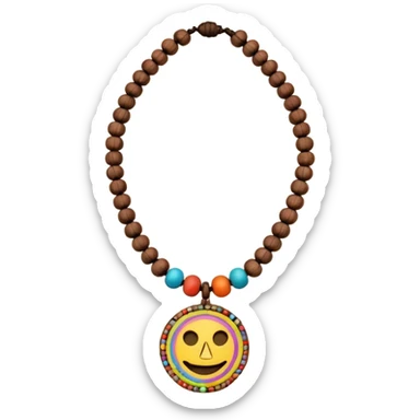 hippie necklace sticker