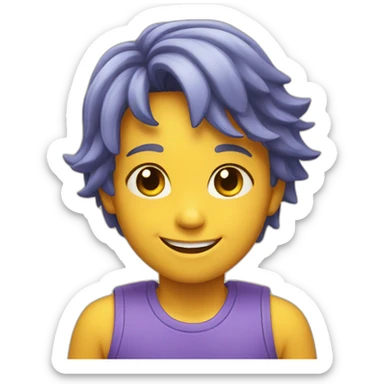 Smiling child  sticker