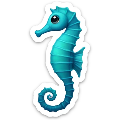 Seahorse sticker