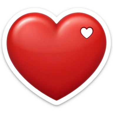 heart with a dashed outline sticker