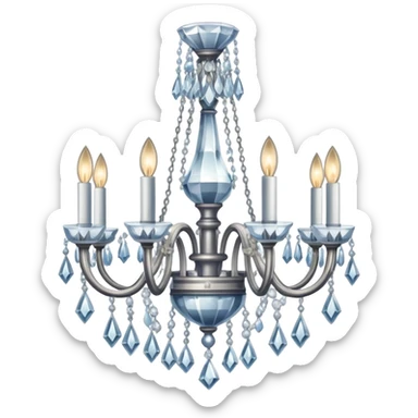 crystal chandelier sticker