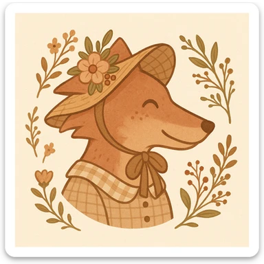 Give the Overwolf logo a cute cottagecore makeover sticker