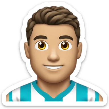 Cristiano Ronaldo avec le maillot de l’Argentine sticker