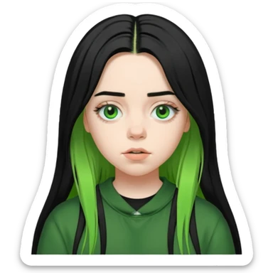 billie eilish freen roots sticker
