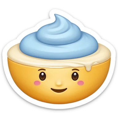 Palo color crema sticker