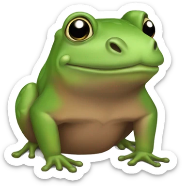 frog-capibara sticker
