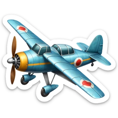 avion antiguo   sticker