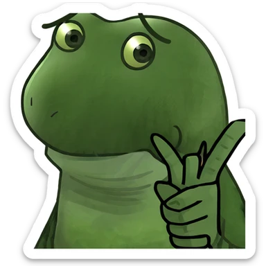 cute girl smiling and having the middle finger up sticker