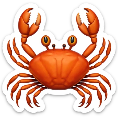 Ferris crab rust programming language sticker