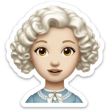 Porcelain doll  sticker