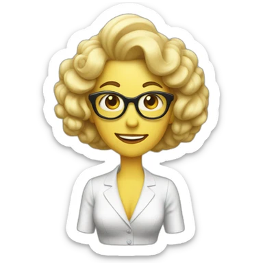 It's my pleasure madam  sticker