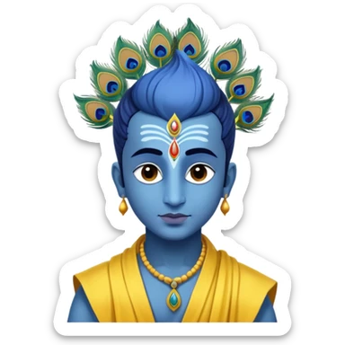 KRISHNA sticker