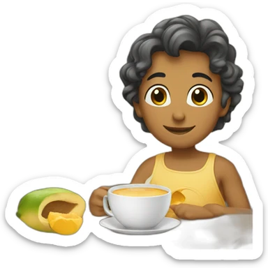 Good morning in Portuguese  sticker