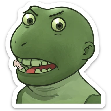 Choking emoji sticker