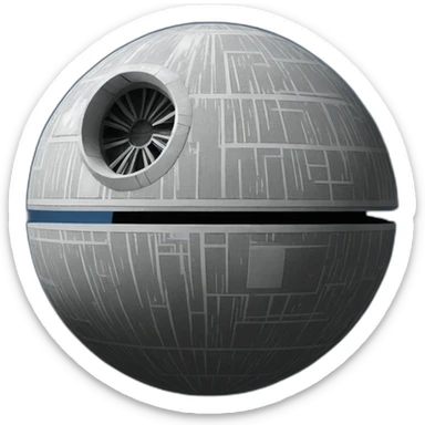 Death Star II sticker
