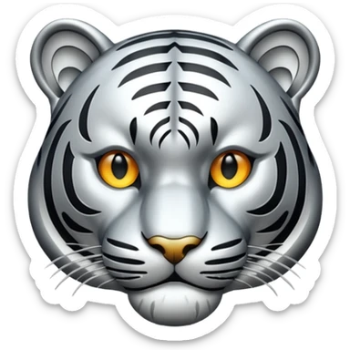 Metal Tiger sticker
