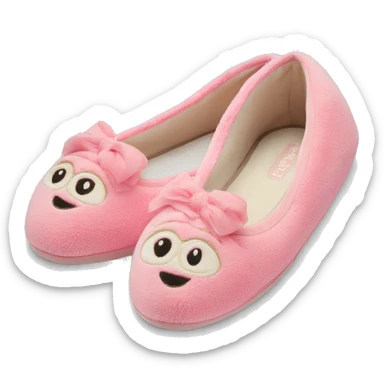 Chaussons ballerines isotoner  sticker